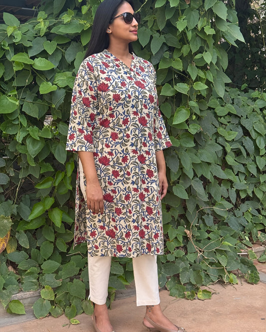 Crimson Vine Kurta